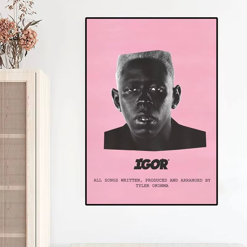 Rapper Tyler the Creator POSTER Prints Wall Painting Bedroom Living Room Decoration Home