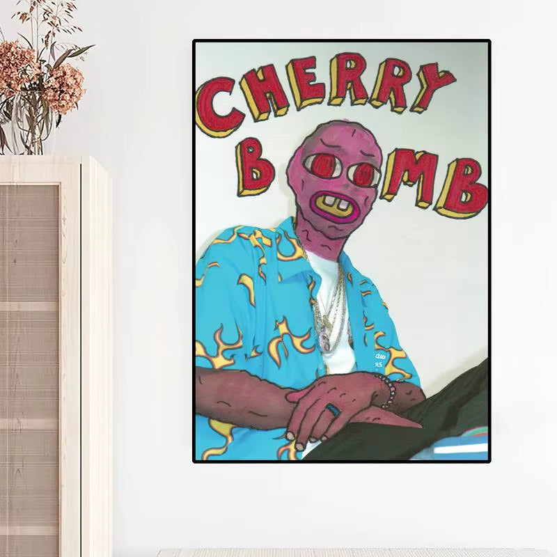 Rapper Tyler the Creator POSTER Prints Wall Painting Bedroom Living Room Decoration Home
