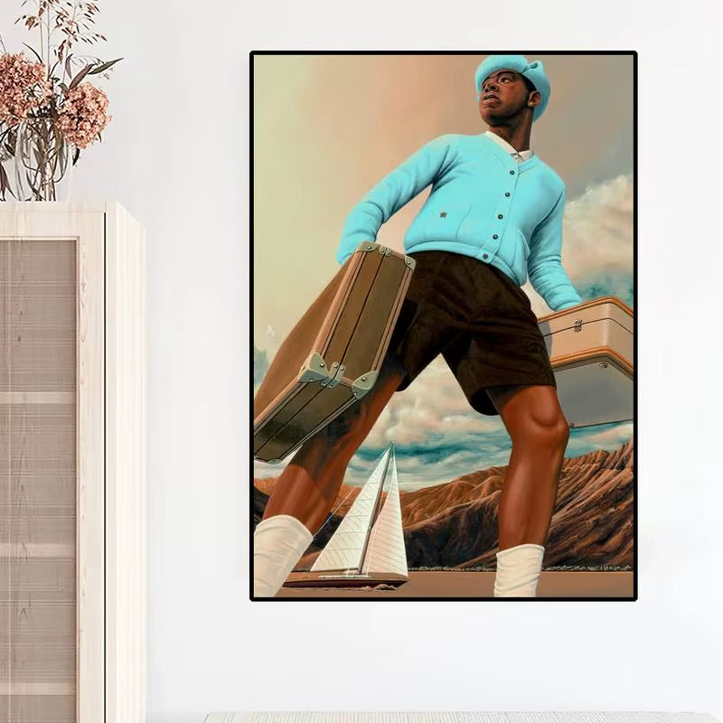 Rapper Tyler the Creator POSTER Prints Wall Painting Bedroom Living Room Decoration Home