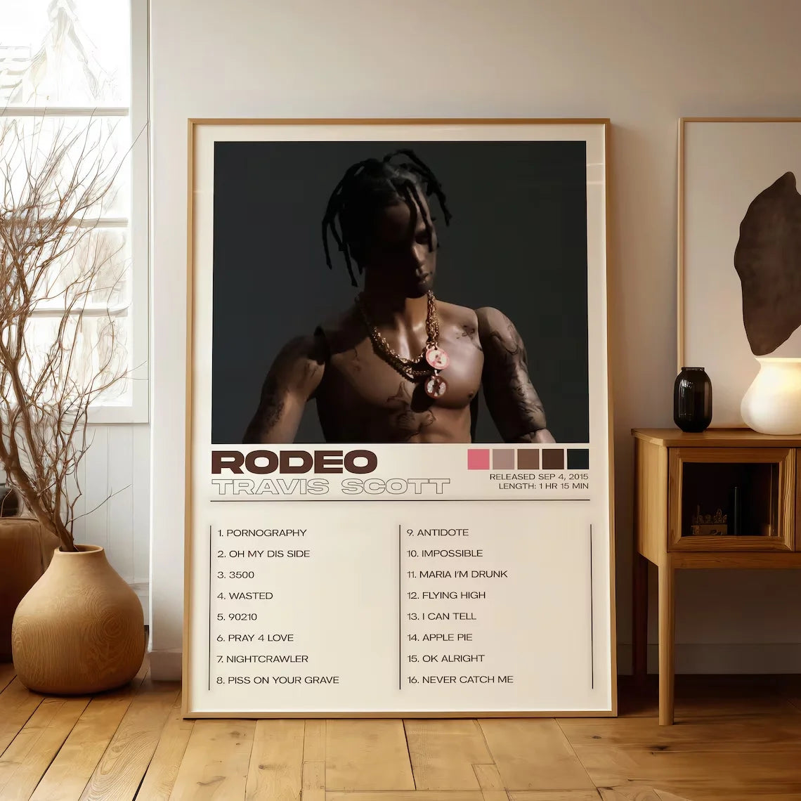 3-Piece Travis Scott Album Poster Set (50x70cm)