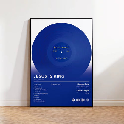 Kanye West Aesthetic Canvas Print - Hip Hop & Jesus Music Album Poster for Stylish Home Decor