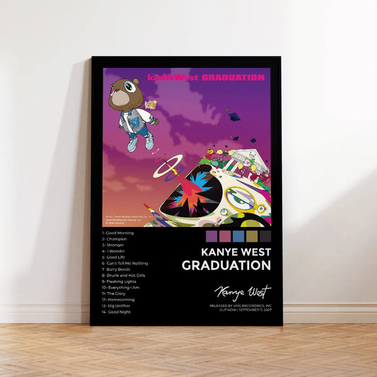 Kanye West Aesthetic Canvas Print - Hip Hop & Jesus Music Album Poster for Stylish Home Decor