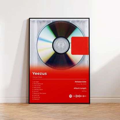 Kanye West Aesthetic Canvas Print - Hip Hop & Jesus Music Album Poster for Stylish Home Decor