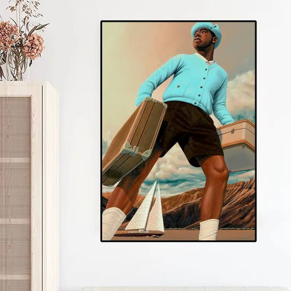Rapper Tyler the Creator POSTER Prints Wall Painting Bedroom Living Room Decoration Home